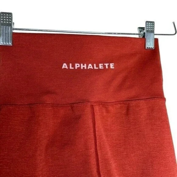 Alphalete OG Revival Leggings Burn Orange Women’s Size Small - Picture 8 of 12